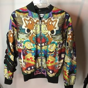 Throwback Nickelodeon bomber jacket
